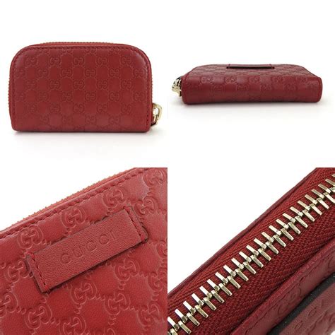 gucci red wallet|micro guccissima wallet.